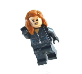 LEGO Marvel Avengers Black Widow Minifigure from set 6869 Quinjet Aerial Battle
