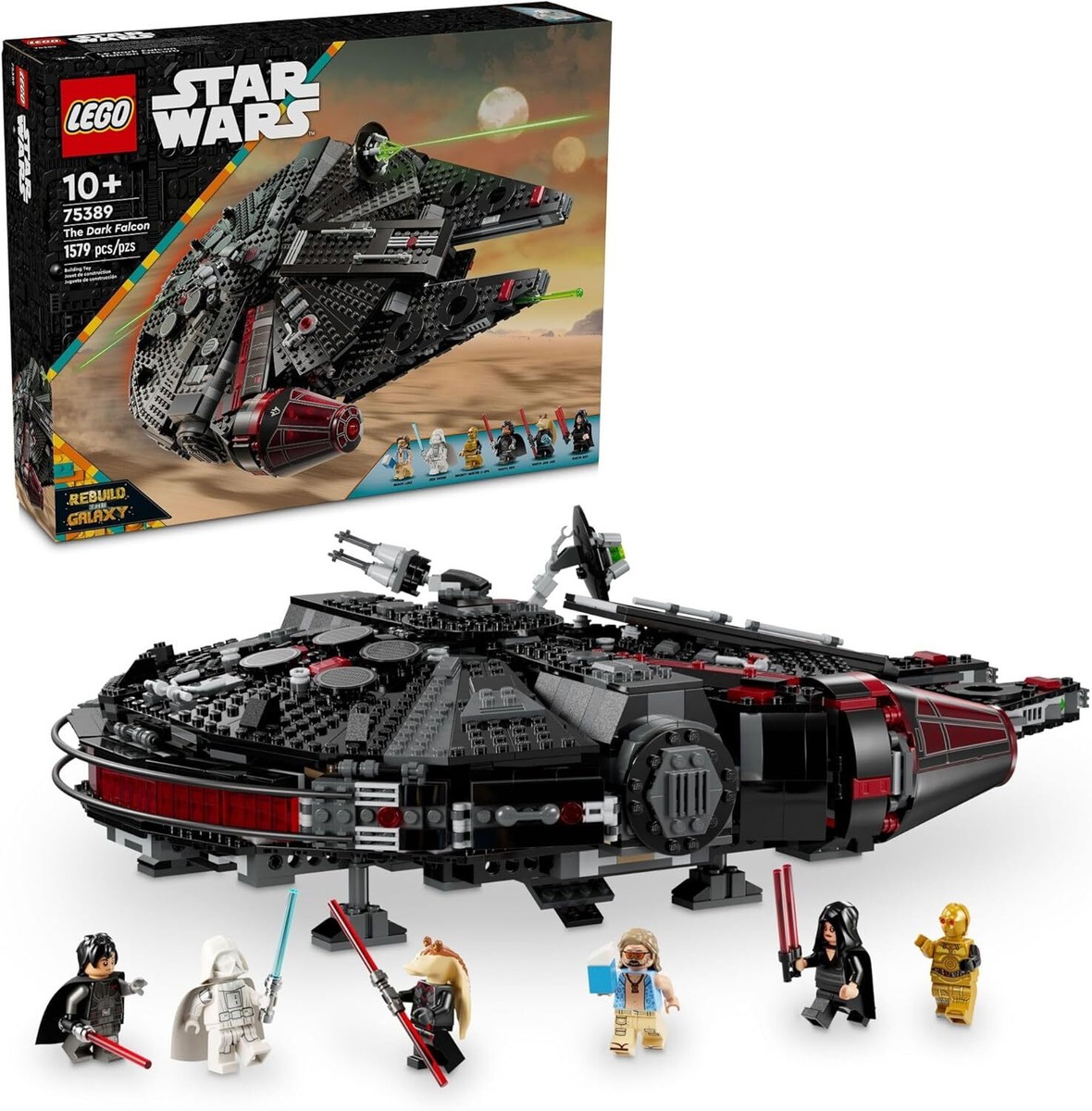 LEGO 75389 The Dark Falcon Star Wars Millennium Falcon Figurines