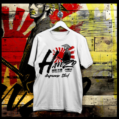 Samurai T-Shirt Bushido Code Japanese Warrior Sword Katana Kanji Ronin sun rise