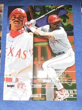1995 Fleer #285 Juan Gonzalez Texas Rangers MVP HOF MLB LEGEND