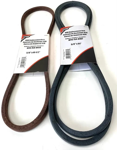 2 Belts w/ Kevlar for MTD 754-0467, 754-0467A, 954-0467, 954-0467A, 754-0468