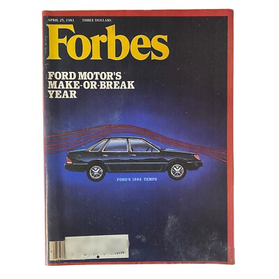 Forbes Magazine April 25, 1983 Ford Motor's Make-or-Break Year