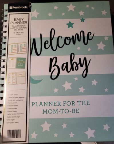 Pembrook Baby Planner - Welcome Baby (Spiral, Hardcover, 12-Month) - Afbeelding 1 van 4