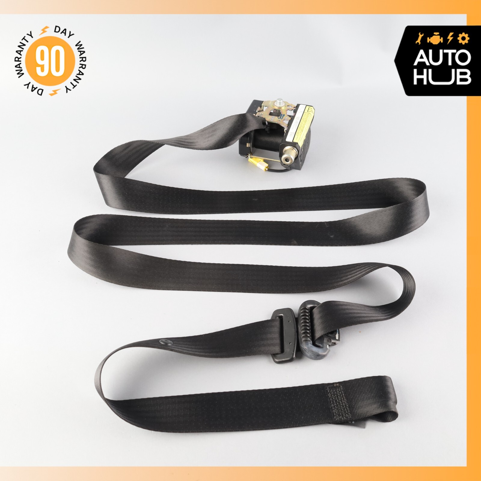 02-07 Maserati M138 Coupe 4200 Front Right Side Seat Belt Seatbelt Black OEM