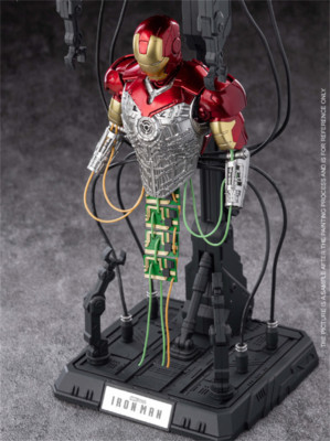 Morstorm E-MODEL IRON MAN  MK3 Plastic Model Kit Deluxe Ver.1/9 Scale Model Toy