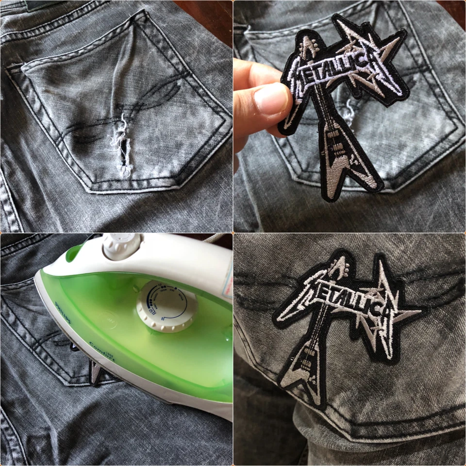 Motorcycles Biker Funny Jokes Quote Team DIY Jeans Vest Cap Jacket Iron on Patch - Image 4 of 4