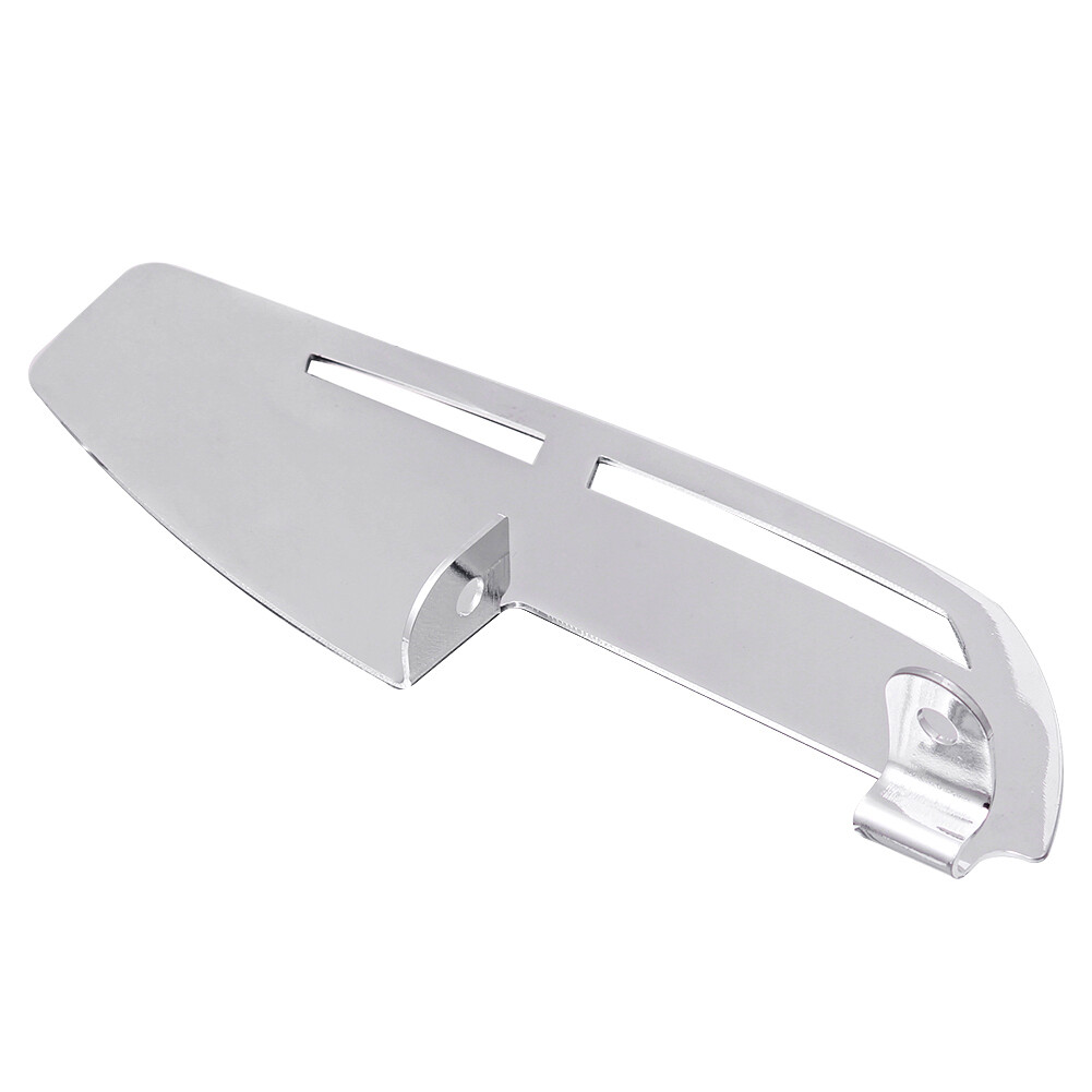 GAL Chrome Driver Footboard Heel Guard For Harley 86-21 Touring