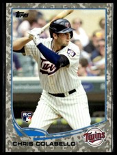 2013 Topps Update US324 Chris Colabello Minnesota Twin RC Desert Camo Foil 85/99