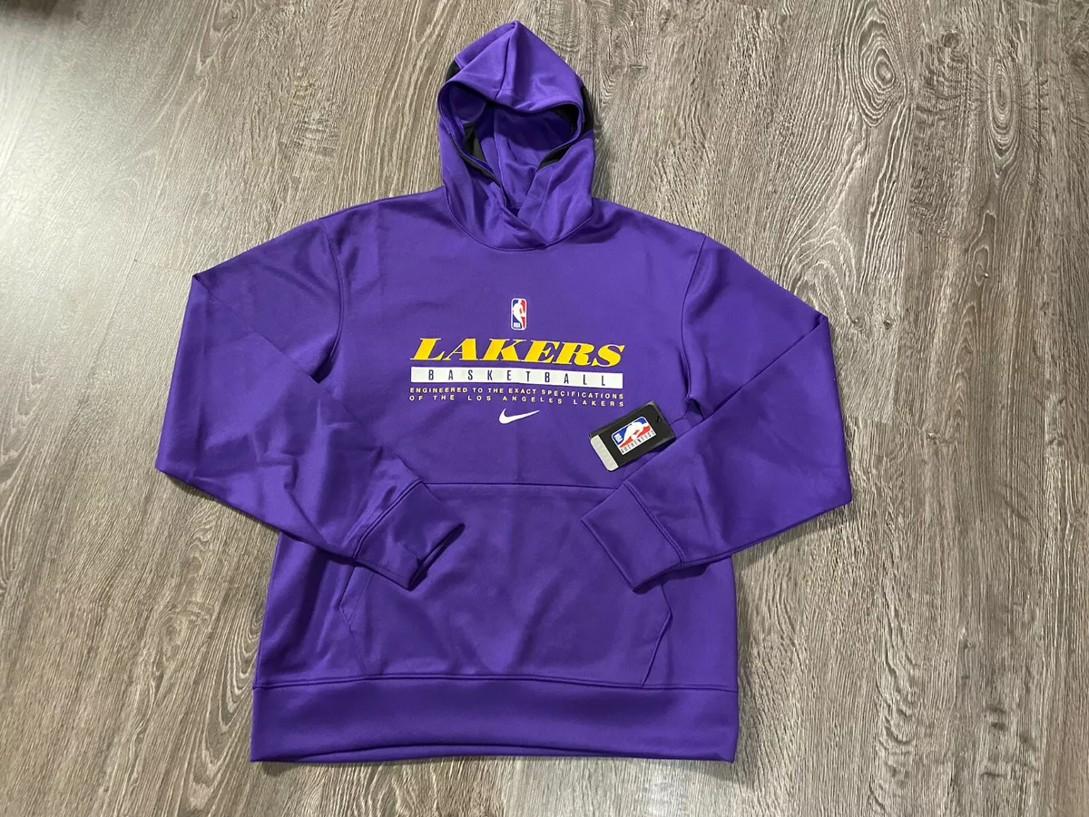 Nike NBA Los Angeles Lakers DRI-FIT Engineered Hoodie Purple