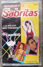 SABRITAS LO MEJOR DEL PREMIO TVyNOVELAS 92, FEAT. THALIA, MEX TAPE ALBUM, PROMO