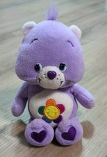Vintage Care Bears Harmony Bear Plush Purple