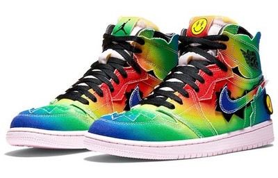 J. Balvin X Jordan Air Jordan 1 Retro OG High - DC3481-900 Size | eBay