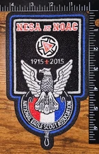 NESA at NOAC 2015 Order of the Arrow Eagle Scout Blue Chenille Patch BSA