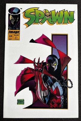 Spawn #21 Image Comics 1994 Classic Todd McFarlane Cover & Story NM-