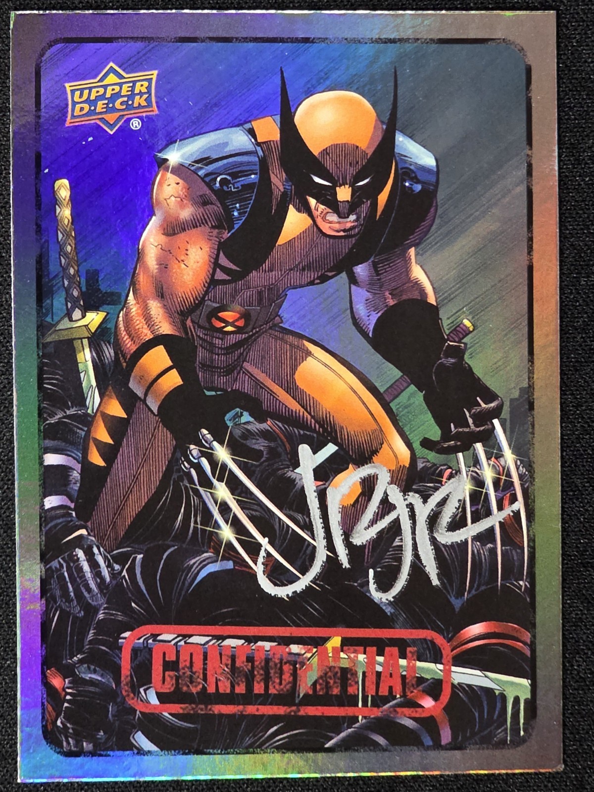 2015 Upper Deck Marvel Dossier Foil Wolverine #7 AUTOGRAPH BY JOHN ROMITA JR