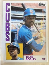 2017 Topps Rediscover Topps Buyback Thad Bosley 1984-657 Gold Stamp Chicago Cubs