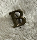 Original CIVIL WAR Brass COMPANY LETTER “B”Insignia for KEPI cap