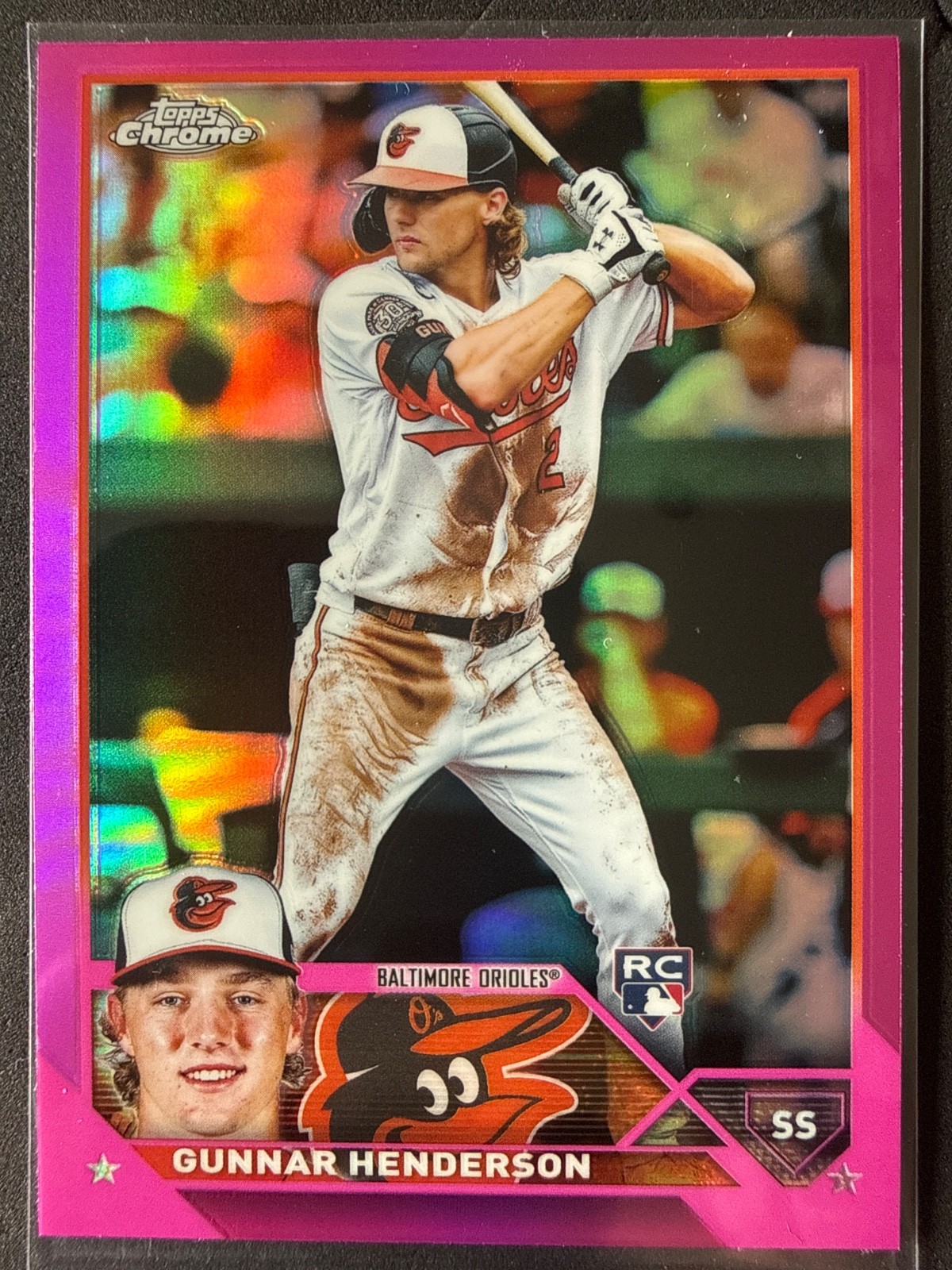 2023 Topps Chrome - Gunnar Henderson #2 Pink Refractor (RC)