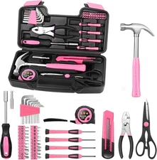 39-Piece Household Tool Kit with Toolbox All-Purpose Home & DIY Tool Set