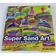 Creative Kids Super Sand Art Kit 4 Pack 24 Projects Classroom Craft Set Ages 6 