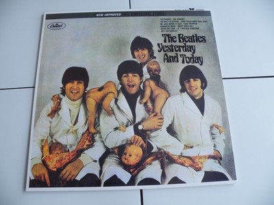 THE BEATLES BUTCHER ALBUM COVER LP YESTERDAY & TODAY  LTD  MARBLE LP MINT