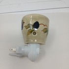 Emerson Creek Pottery Tuscan Olive Night Light Warmer 3pc Set - Signed MS 2012 — photo 8