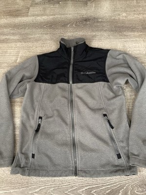 Columbia Bugaboo Womens S Small Interchange Full Zip Fleece Jacket Gray Outdoor