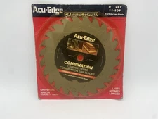 Acu-Edge 11-107 8" 24T Carbide Saw Blade – NOS – USA Made – Sealed – READ