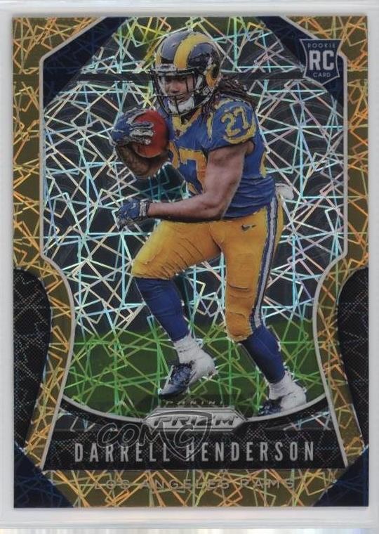 2019 Panini Prizm Rookies Lazer Prizm Darrell Henderson #330 0rd2