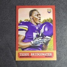 Topps 2014 Teddy Bridgewater Rookie Minnesota Vikings NFL Card #233 1963 Design. rookie card picture