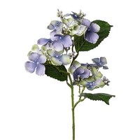 artplants Deko Zweig Hortensie Wilfox, Blau-GrüN, 45Cm