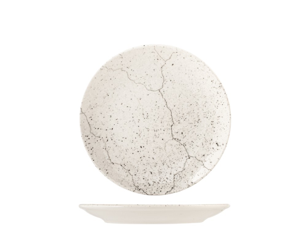 Fruit Plate In Porcelain, Assorted Colors, H&H, Coupe, 21Cm