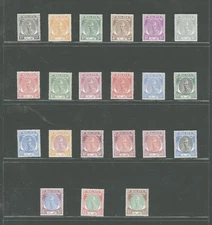 1951-55 Kelantan - Stanley Gibbons No. 61/81 - Set of 21 Values - MNH**