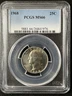 1968 25C Washington Quarter Dollar PCGS MS66 26841976