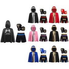 Unisex Kids Set Open Front Outfit Carnival Costume Competition Halloween Boxer