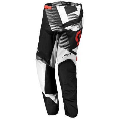 Scott Herren Motocross Hose 350 Dirt Pant Schwarz Weiß Offroad MX Enduro