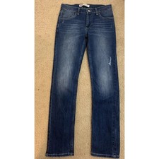 Levi Strauss  Co 510 skinny denim blue jeans Boys 16 regular