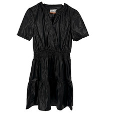 Vigoss Womens Faux Leather Dress Large Black Whimsigoth Indie Sleaze Cyberpunk