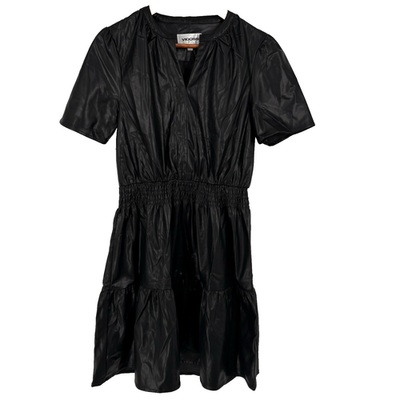 Vigoss Womens Faux Leather Dress Large Black Whimsigoth Indie Sleaze  Cyberpunk | eBay
