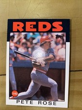 1986 Topps - Pete Rose #1 Cincinnati Reds