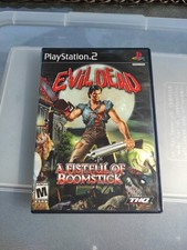 Evil Dead: A Fistful of Boomstick (Sony PlayStation 2, 2003) COMPLETE Manual CIB