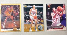 1993-94 Toni Kukoc 3 Rookie Lot. Chicago Bulls RC Basketball Cards