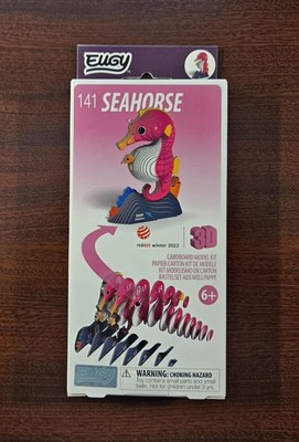 Eugy 3D Seahorse   It's Fun and Easy   A Cool Learning Experience   New
