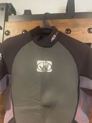 Body Glove Pro 3 2/1 mm Mens Shorty Wetsuit Size Large Wet Suit 1/2 Zip Black
