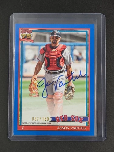 2026 Topps Series 1 Jason Varitek Blue Foil (RAW)