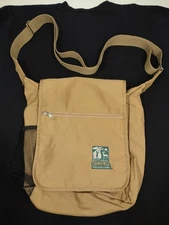 Crossbody Bag NWF National Wildlife Federation Khaki 100% Cotton Nice
