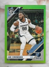 JAE CROWDER 2019-20 PANINI DONRUSS OPTIC LIME PRIZM SP INSERT #144/149 NBA STAR