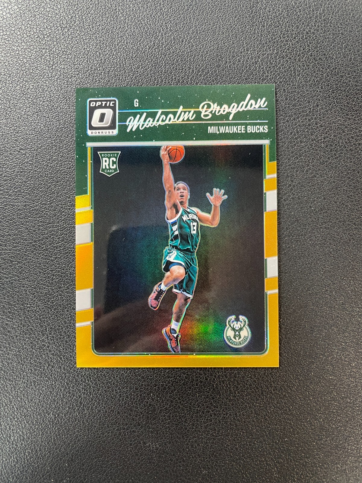 2016-17 Panini Donruss Optic Basketball Malcolm Brogdon Rc Rookie Gold 02/10 AB