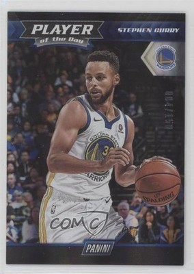 2017-18 Panini Player of the Day Spectrum 4/150 Stephen Curry #1 1u6