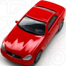 Mercedes-Benz SLK 230 R170 pre-facelift 1996 HERPA  1:66 Metallmodell Red VTG